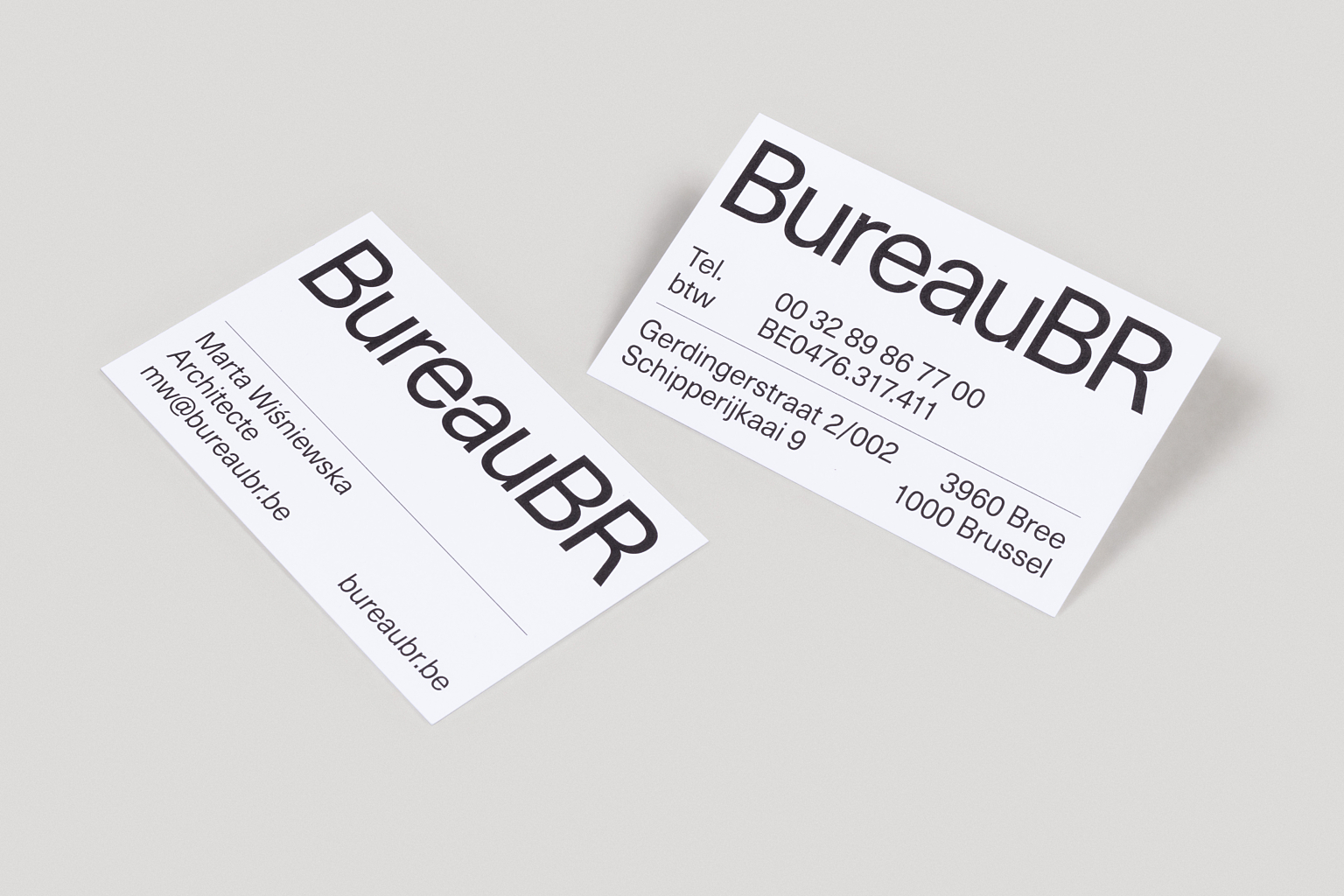 Bureau BR business cards